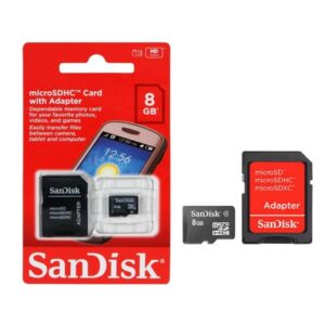 MEMORY 8GB  SANDISK MICRO SD MAXELL