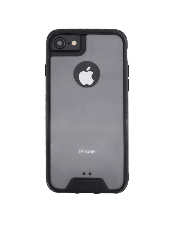 TPU MOBO IPHONE 8 BORDER TRANSP/NEGRO - Imagen 2