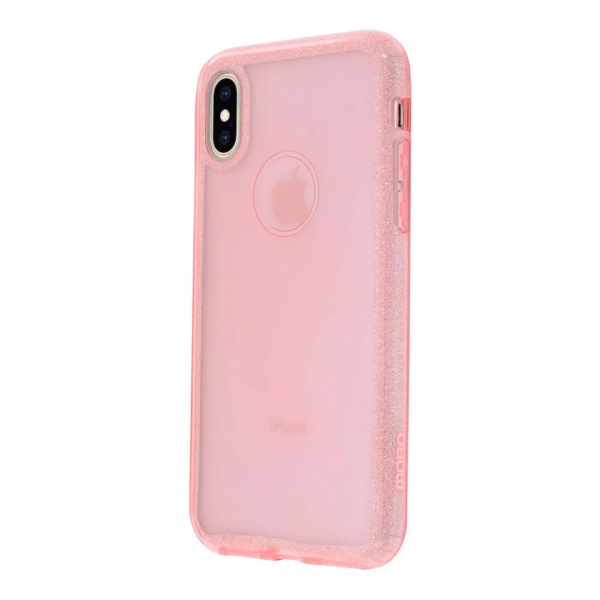 TPU MOBO IPHONE X GLAM ROSE GOLD - Imagen 2