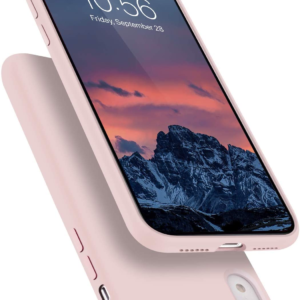 TPU MOBO IPHONE XR POMME ROSA