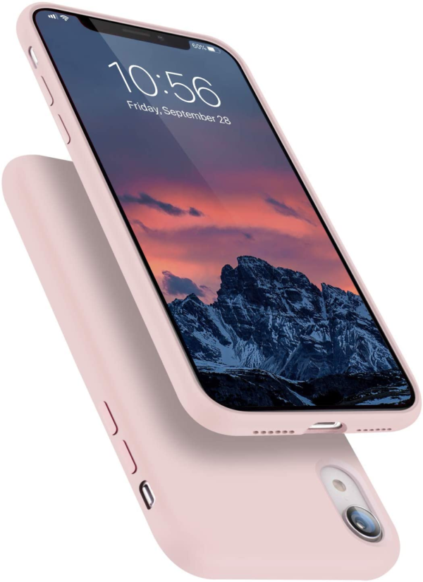 TPU MOBO IPHONE XR POMME ROSA