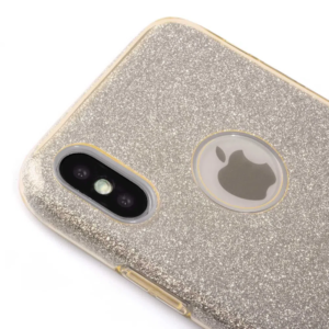 TPU MOBO IPHONE XS MAX SHINNY GOLD