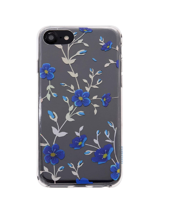 TPU MOBO IPHONE 8 FLORA TRANS/AZUL - Imagen 3