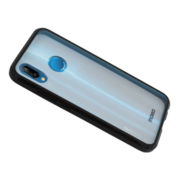 TPU MOBO P20 LITE EDGE TRANS/NEGRO - Imagen 2
