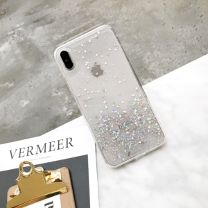 TPU MOBO IPHONE X/XS STARS TRANSPARENTE