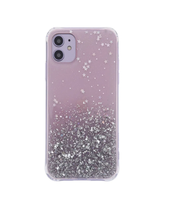 TPU MOBO IPHONE 11 STARS ROSA - Imagen 3