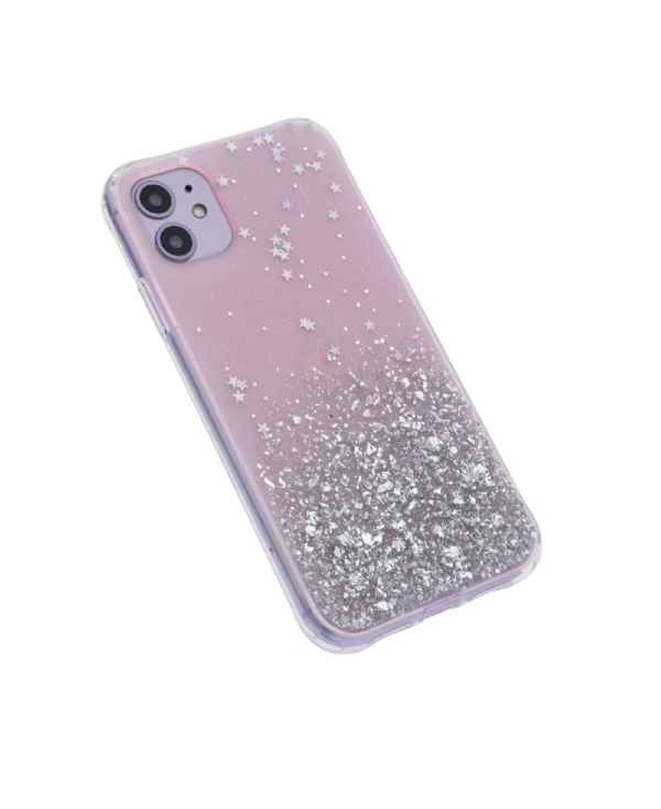 TPU MOBO IPHONE 11 STARS ROSA