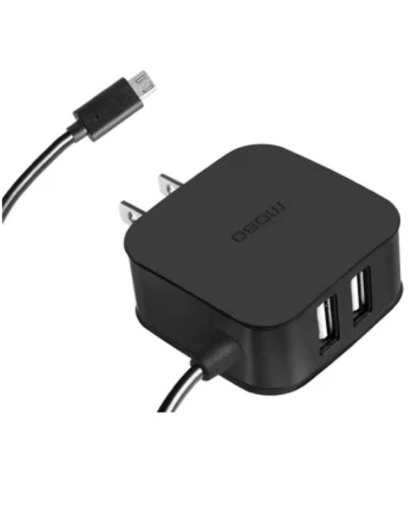 CARGADOR PARED MOBO 2USB TIPO C 3A/15W - Imagen 2