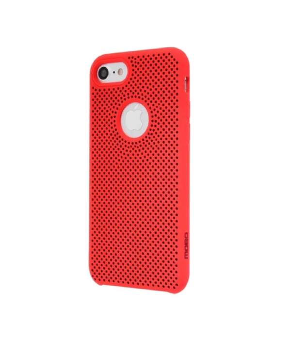 TPU MOBO GRID IPHONE 8 ROJO