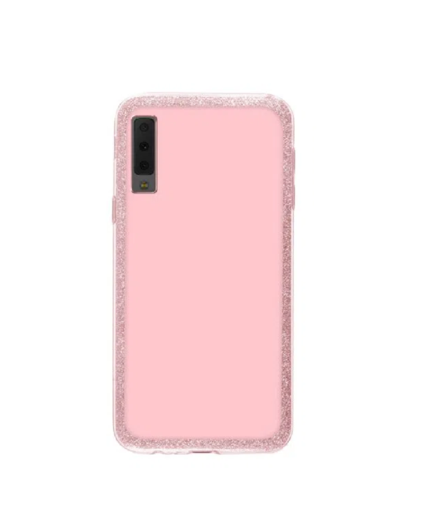 TPU MOBO A7 GLAM ROSE GOLD