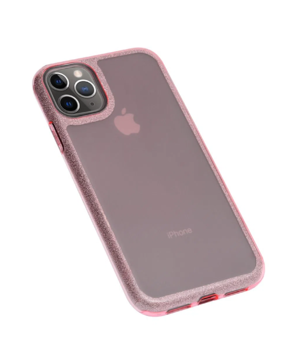 TPU MOBO IPHONE 11 PRO MAX GLAM ROSE GOLD - Imagen 2