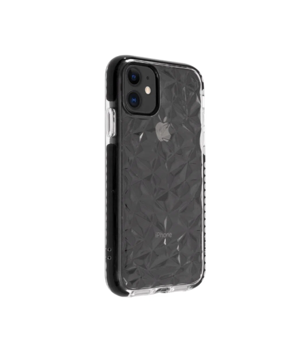 TPU MOBO IPHONE 11 BURN TRANS/NEGRO - Imagen 2