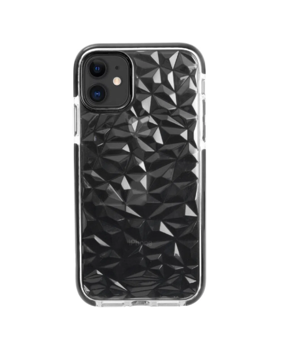 TPU MOBO IPHONE 11 BURN TRANS/NEGRO - Imagen 4