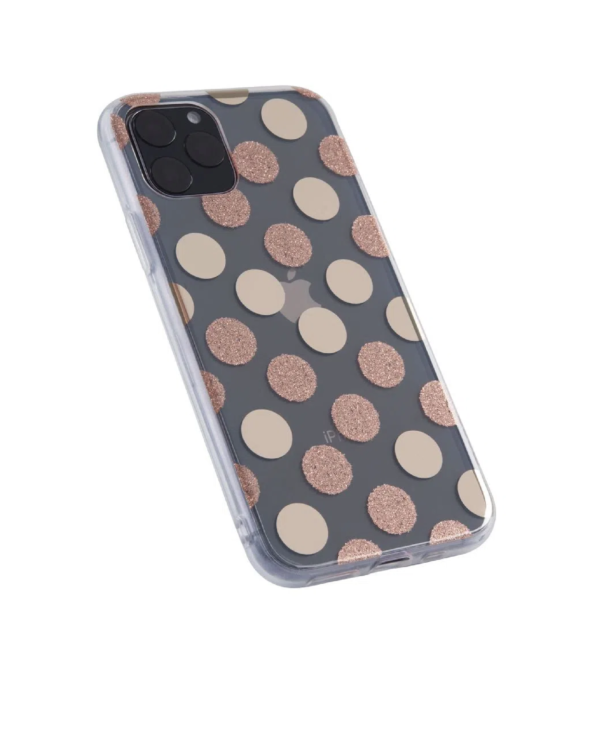 TPU MOBO IPHONE 11 PRO DOTS GOLD - Imagen 2