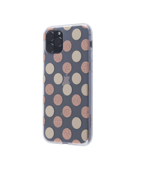 TPU MOBO IPHONE 11 PRO DOTS GOLD - Imagen 4