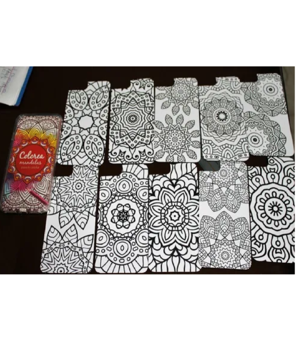 TPU MANDALA IPHONE 7 COLOREAR MOBO - Imagen 2