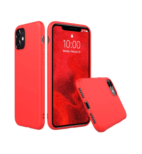 TPU SILICONE IPHONE 11 ROJO