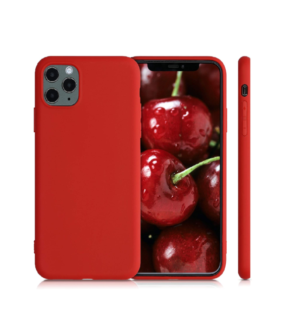 TPU SILICONE IPHONE 11 PRO ROJO - Imagen 2