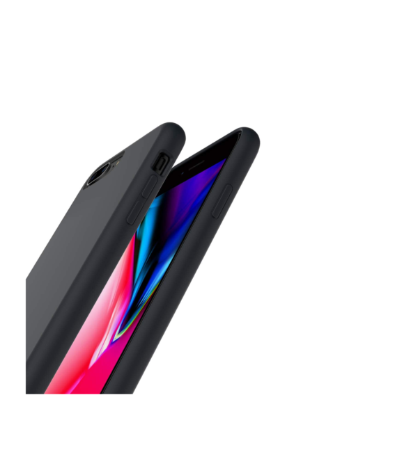 TPU SILICONE IPHONE 8 PLUS NEGRO - Imagen 2