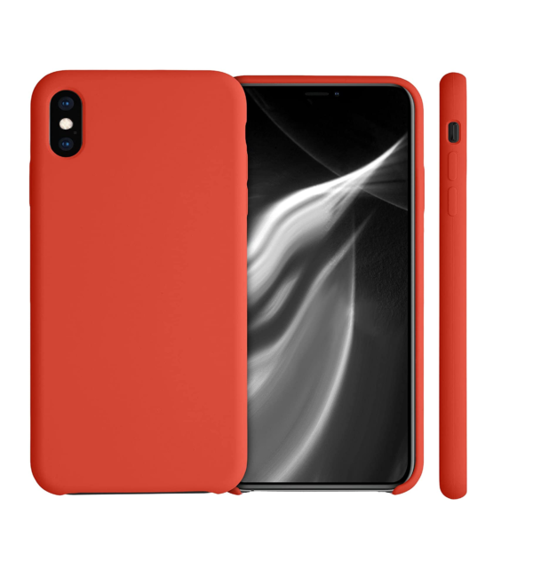 TPU SILICONE IPHONE XS ROJO - Imagen 2