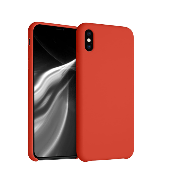 TPU SILICONE IPHONE XS ROJO