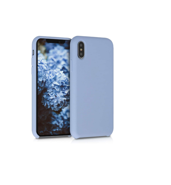 TPU SILICONE IPHONE XS CELESTE