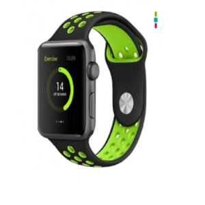 MALLA RELOJ 38/40/41 AIREADO NEGRO/VERD LIM