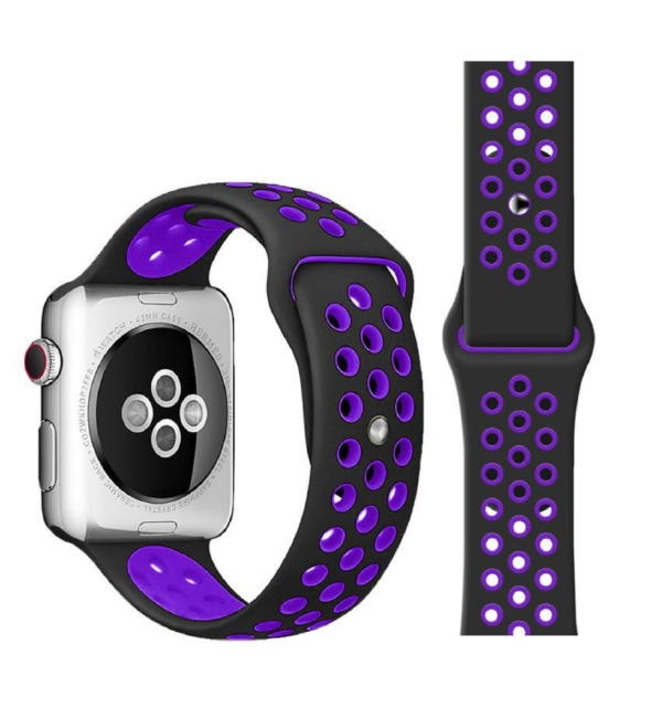 MALLA RELOJ 38/40 AIREADO NEGRO/LILA
