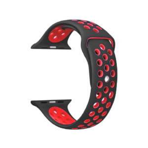 MALLA RELOJ 42/44/45 AIREADO NEGRO/ROJO