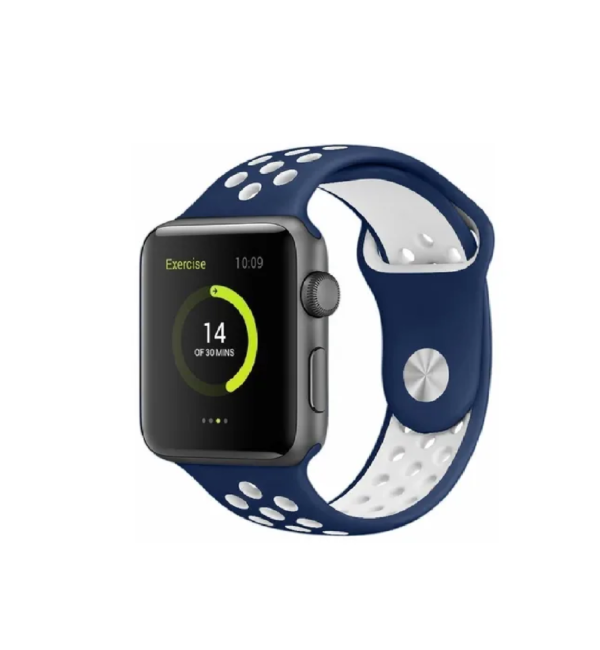 MALLA RELOJ 42/44 AIREADO AZUL/BLANCO