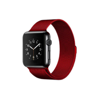 MALLA METAL RELOJ 38/40/41 ROJO