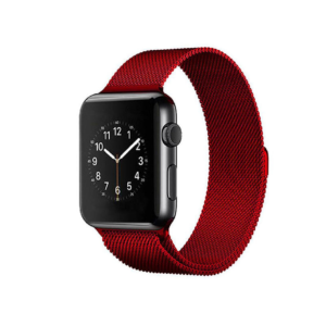 MALLA METAL RELOJ 42/44/45 ROJO