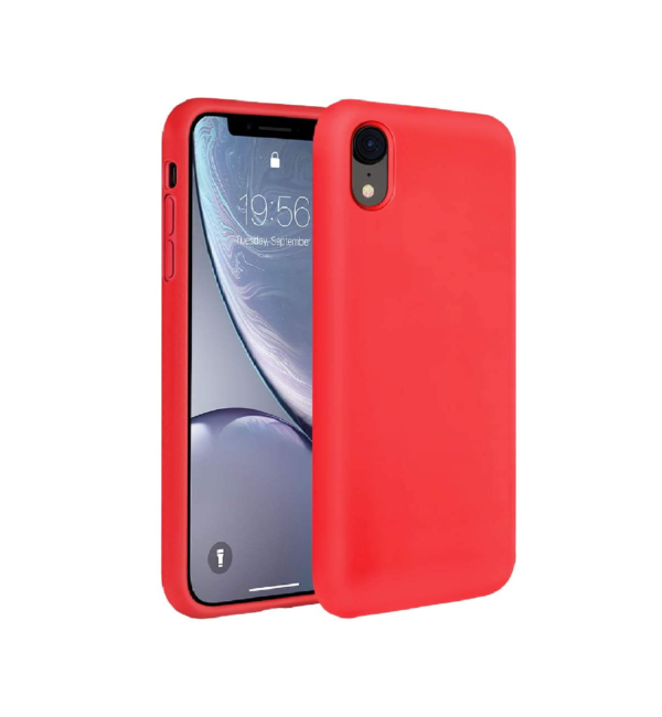 TPU SILICONE IPHONE XR ROJO