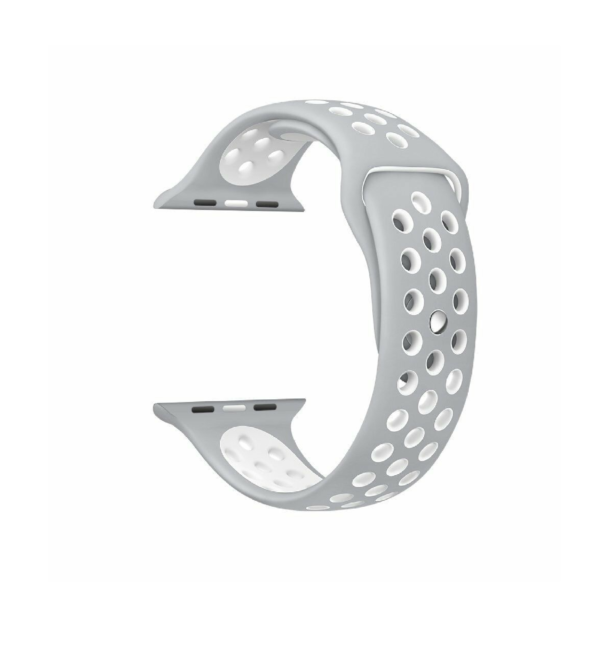 MALLA RELOJ 38/40 AIREADO GRIS/BLANCO - Imagen 2