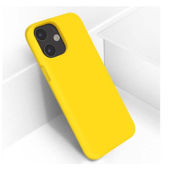 TPU SILICONE IPHONE 12 MINI AMARILLO 5.4