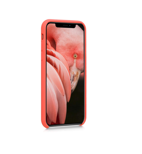 TPU SILICONE IPHONE XS CORAL - Imagen 4