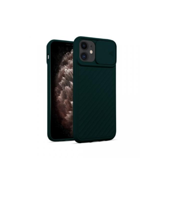 TPU IPHONE 11 CUBRE CAMARA VERDE 6.1