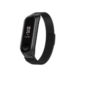 MALLA METAL NEGRO MI BAND 4