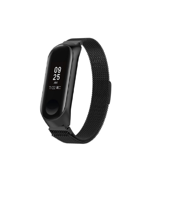 MALLA METAL NEGRO MI BAND 4