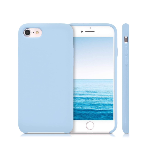 TPU SILICONE IPHONE 8 CELESTE - Imagen 2