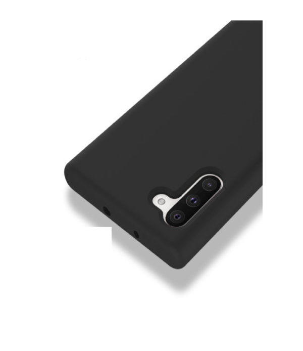 TPU SILICONE NOTE 10 NEGRO - Imagen 2
