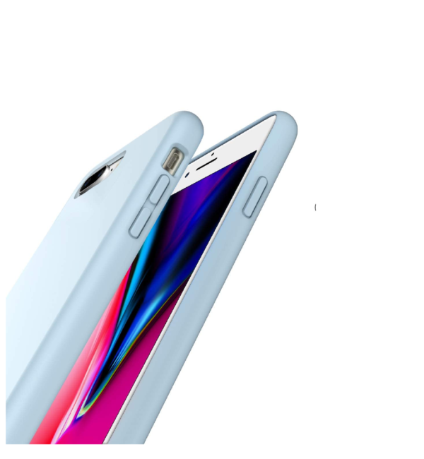 TPU SILICONE IPHONE 8 PLUS CELESTE - Imagen 2