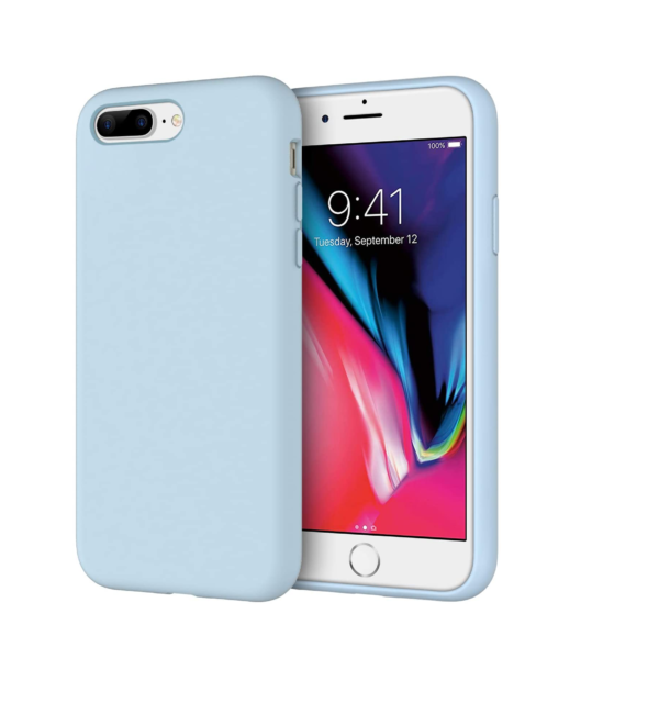 TPU SILICONE IPHONE 8 PLUS CELESTE