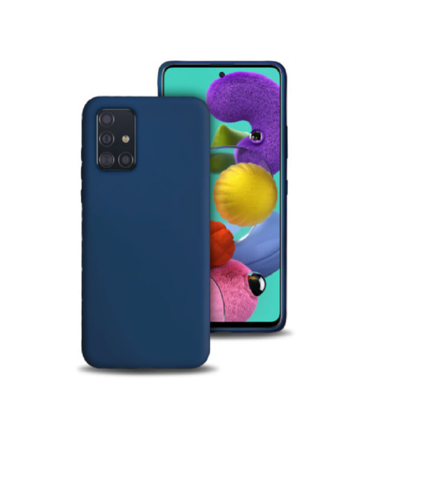 TPU SILICONE A71 AZUL