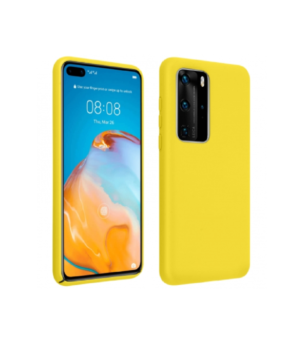 TPU SILICONE P40 PRO AMARILLO
