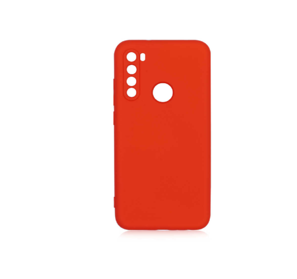 TPU SILICONE REDMI NOTE 8 ROJO