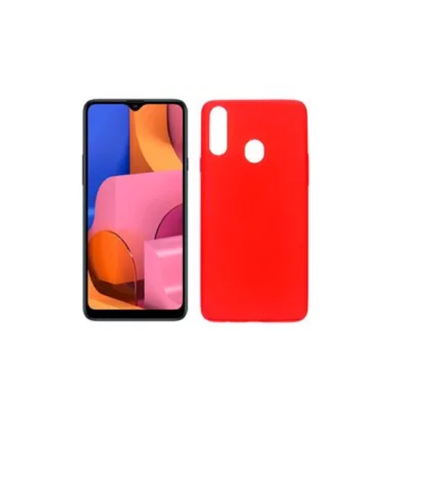 TPU SILICONE A20S  NARANJA