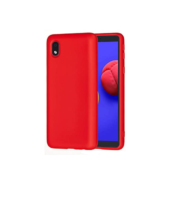 TPU SILICONE A01 CORE ROJO