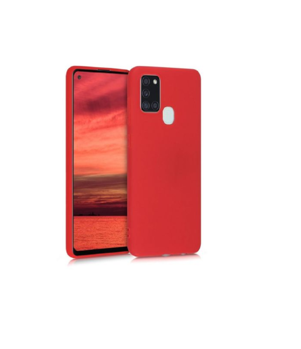 TPU SILICONE A21S ROJO
