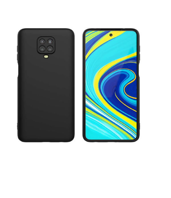 TPU SILICONE REDMI NOTE 9 PRO NEGRO 9S